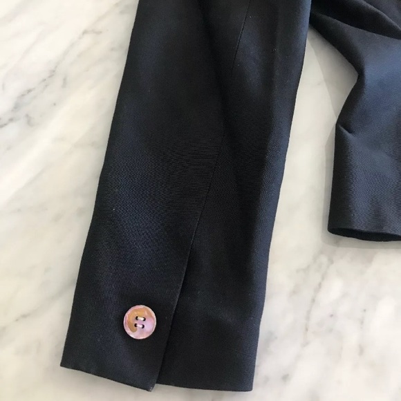 Christian Dior Vintage Women’s Blazer Black Size 8 - Picture 5 of 7